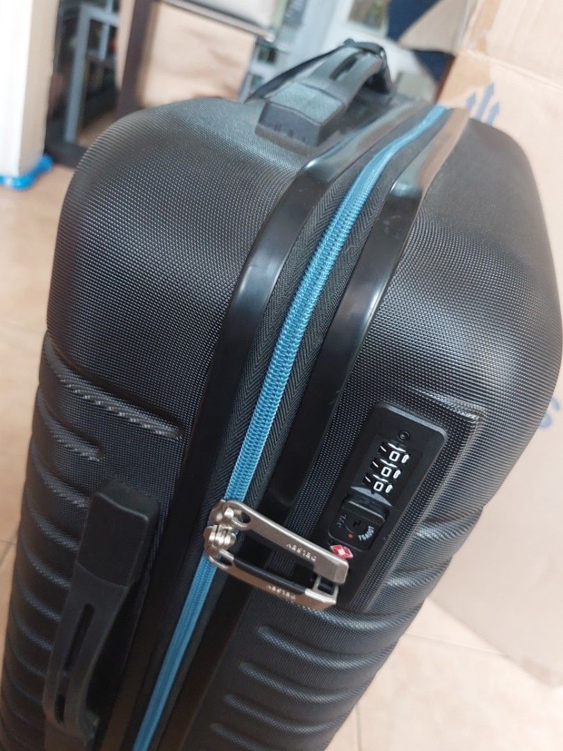 Delsey Paris Cabin Luggage (Category: Luggage) located in Manila. Submitted by happy_travellerph (Listing ID 1434246957, Image 3). Description: Delsey Paris Iroisie Black/Noir - Carry-on size 55cm - Secure combination lock - Retractable handle for easy maneuvering - Interior with patterned lining - Comes with original brand tag, box -Bought from S&R -Brand New/Unused.