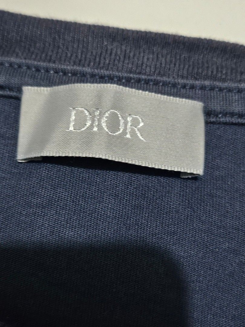 Dior CD Embroidered Navy Blue shirt (Category: Shirts) located in Candelaria. Submitted by bentablesetc (Listing ID 1434259743, Image 3). Description: Dior CD Embroidered Navy Blue shirt 20.5 x 27 600 + sf Gcash/ Gotyme Courier: J&t Loc: Candelaria Quezon.