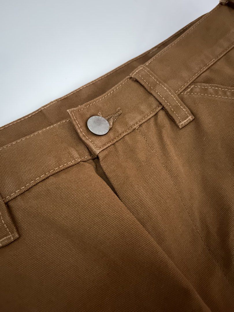 GU (by Uniqlo) Carpenter Pants (Brown) (Category: Jeans) located in Taguig. Submitted by vnce. (Listing ID 1434273972, Image 3). Description: Rfs: Decluttering Details are in the photos. Colors may vary due to lighting. MOP: Maya & BPI +sf Negotiable Dimes: - Width - 15.5 - Inseam - 26.5 - Outseam - 38 - Hem - 8.