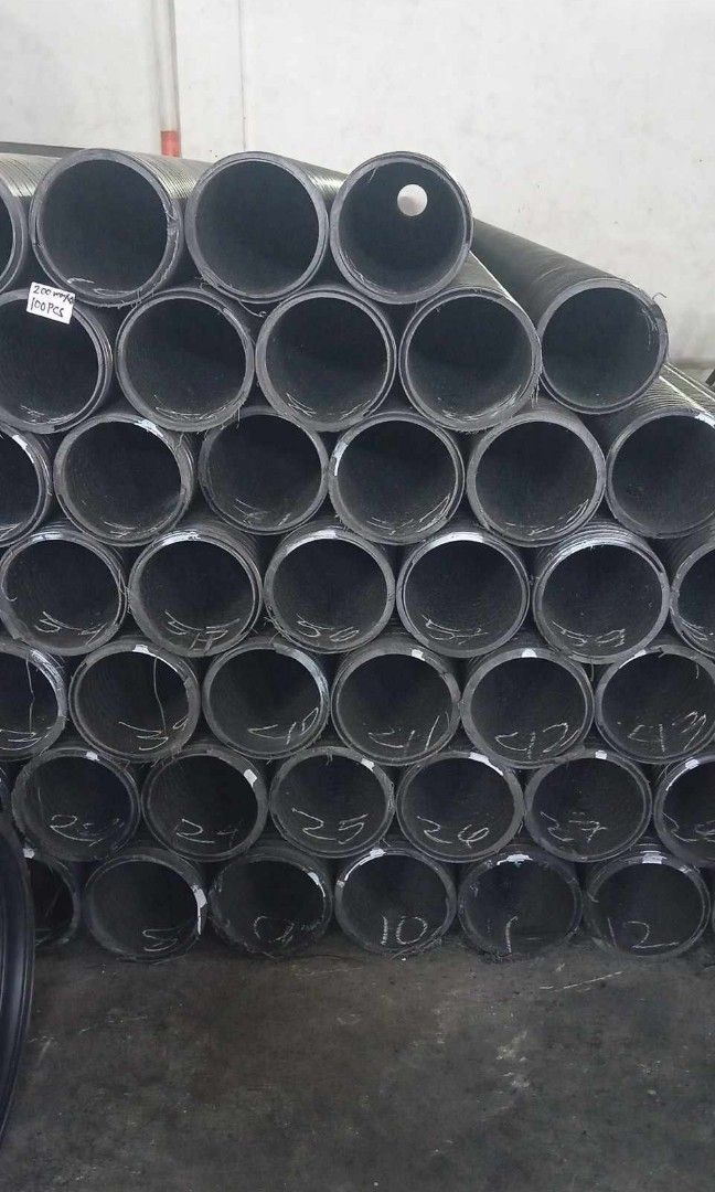 hdpe double wall corrugated pipe (Category: Construction & Building Materials) located in Calauan. Submitted by thor09 (Listing ID 1434384871, Image 3). Description: HDPE Double Wall Corrugated Pipe HDPE Pipe 250mm -2000mm Sewerage Rainwater drainage Ground drainage Domestic drainage (direct manupaturer) Location; guiguinto, bulacan.