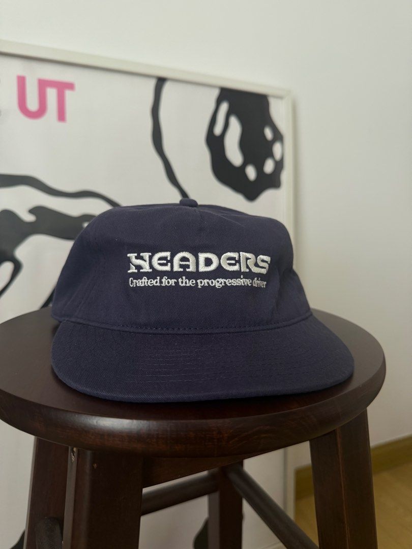 Headers Cap (Category: Cap & Hats) located in Kuala Lumpur. Submitted by pwse1225 (Listing ID 1434259477, Image 1). Description: - Headers navy blue cap - Embroidered brand name on front - Logo on the back - Adjustable strap for a comfortable fit - Made of 100% cotton - Designed for drivers.