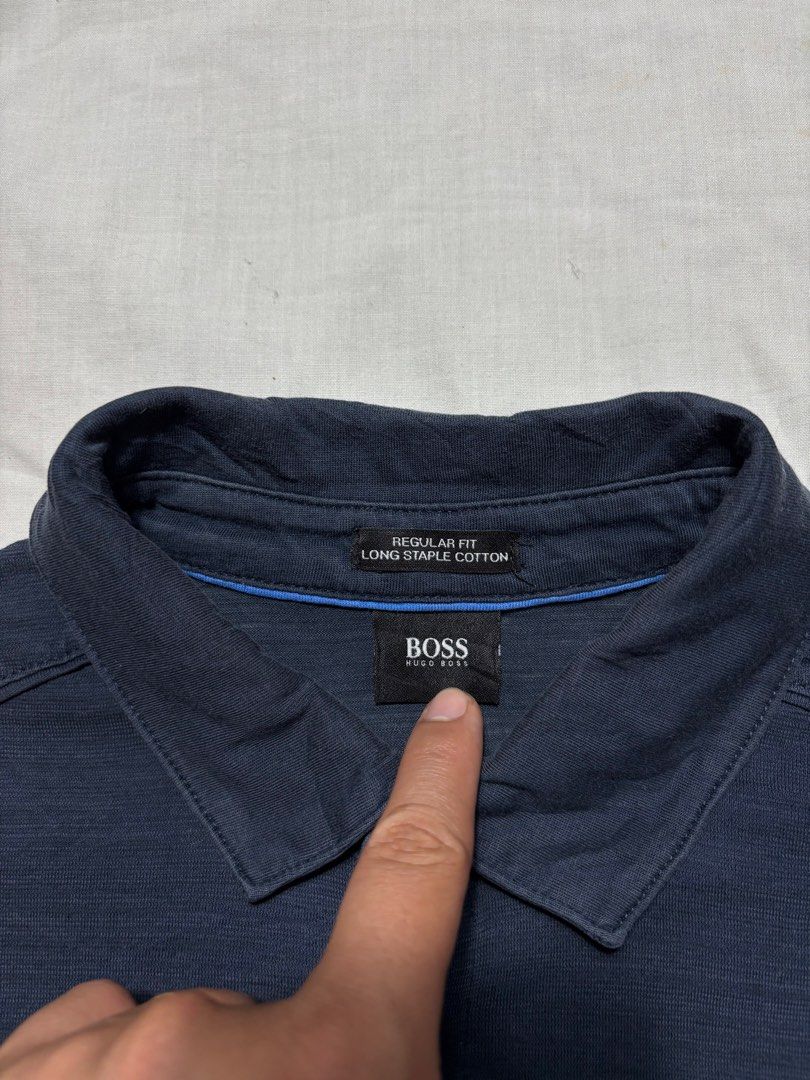 Hugo Boss Polo Shirt (Category: Tshirts & Polo Shirts ) located in Dasol. Submitted by keempitoc (Listing ID 1434217868, Image 3). Description: Hugo Boss Polo Shirt Excellent condition Small on tag Dimes 19x27 9.5 color rate No issue Pangasinan.