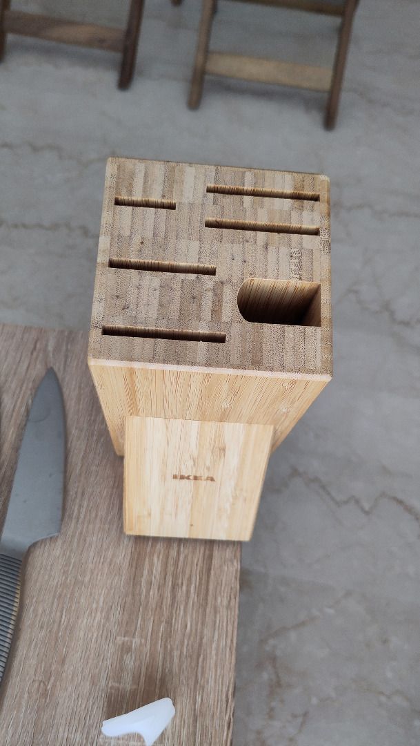 IKEA wooden knife block439503756964014080