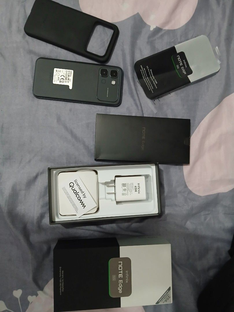 Infinix note edge 5g (Category: Android Others) located in Manila. Submitted by max.007 (Listing ID 1434232354, Image 2). Description: FOR SALE OR SWAP INFINIX NOTE EDGE 5G LATEST RELEASE OF INFINIX CHECK MARKET PRICE FOR REFERRENCE. 15,000 SRP 9500 FIX RUSH IF SALE( WALA PA ONE MONTH UNIT) UNDER WARRANTY 11,500 IF SWAP. SWAP ONLY SA LOWER UNIT WITH ADD CASH KEY SPECS DIMENSITY 7100 ( 5G ) 6NM GPU MALI CG610 MC2 CURVED AMOLED 1B COLORS 120 HZ REF