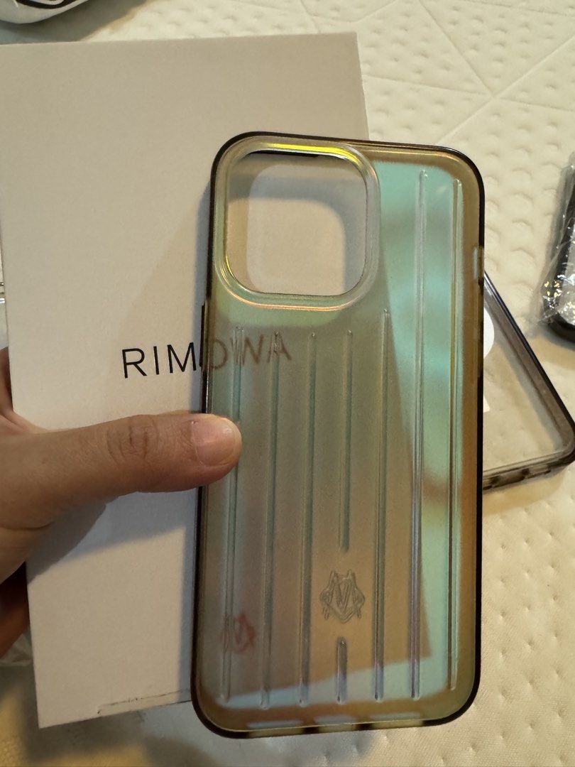 Iphone 15 Promax Rimowa Otterbox (Category: Cases & Sleeves) located in Manila. Submitted by personalprelovedmnl (Listing ID 1434182714, Image 1). Description: Iphone 15 Promax Cases Rimowa Otterbox 2 unused cases brandnew .
