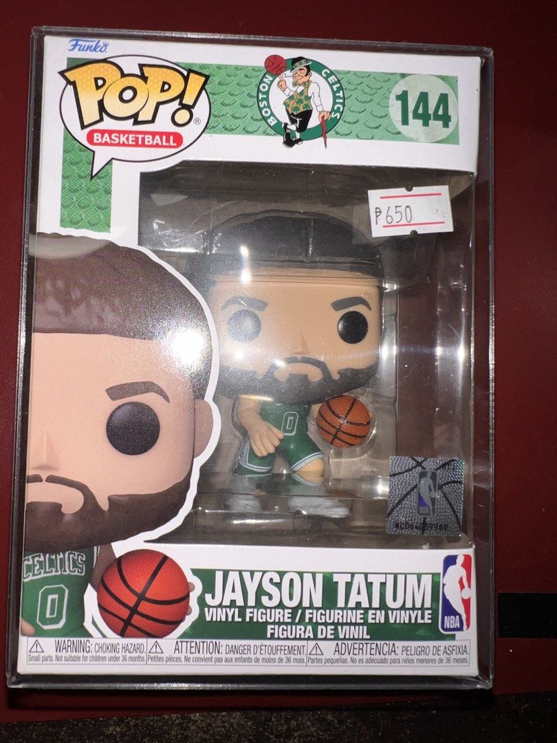 Jayson Tatum Funko (Category: Designer & Blind Box Toys) located in Quezon City. Submitted by declutteringfunkos (Listing ID 1434373323, Image 1). Description: Jayson Tatum Funko +50 for protector.