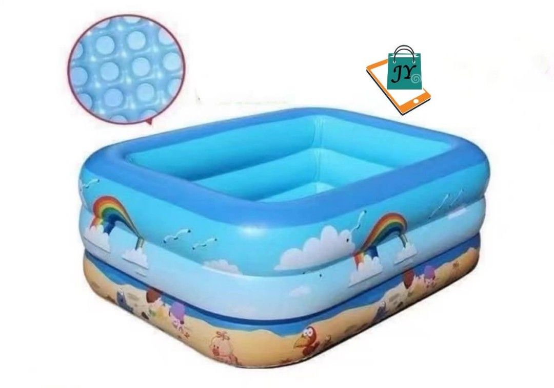 KIDDIE POOL (Category: Bathtub & Bath Accessories) located in Manila. Submitted by imeldacsantiago (Listing ID 1434243154, Image 2). Description: KIDDIE POOL 150 x 105 x 55 CM CODE JUYA04252026 PRICE 750 CUT OFF OF ORDERS 11AM (SAME DAY DELIVERY WITHIN MANILA AREA) VIA GRAB, MR SPEEDY, LALAMOVE MOP: COD (MANILA AREA, CAVITE,BULACAN DELIVERY WITHIN 3-5 DAYS) GCASH (MANILA, CAVITE, BULACAN AREA, SAME DAY DELIVERY) BDO REMITTANCE CENTERS PLS PM US F