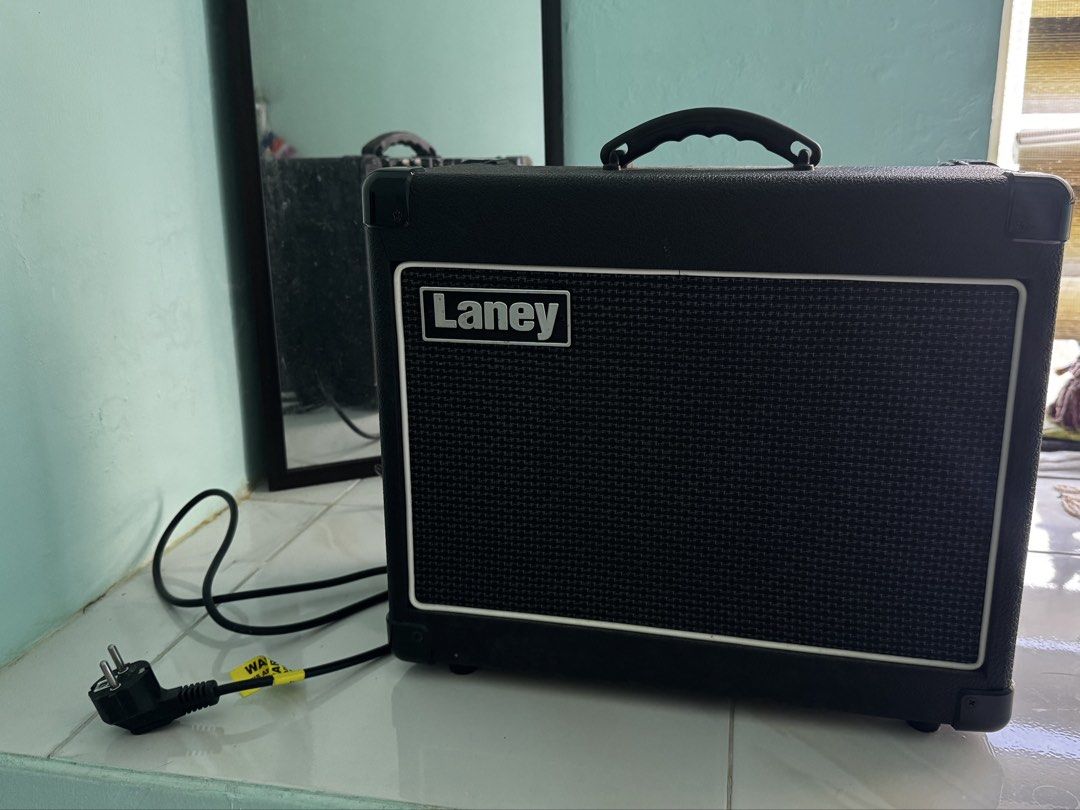 Laney LG20R Guitar Amplifier (Category: Soundbars, Speakers & Amplifiers) located in Manila. Submitted by for2129 (Listing ID 1434347651, Image 1). Description: Perfect working condition, slightly used Bought online for 10k @ 2023 - NO ISSUES, just a bit dusty - NO BOX - Includes power cable - Can send more pictures and videos upon request :) RFS: No longer using it, upgrading + shipping fee will be shouldered by buyer + delivery: lalamove or gra