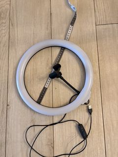 LED Ring Light with Phone Holder