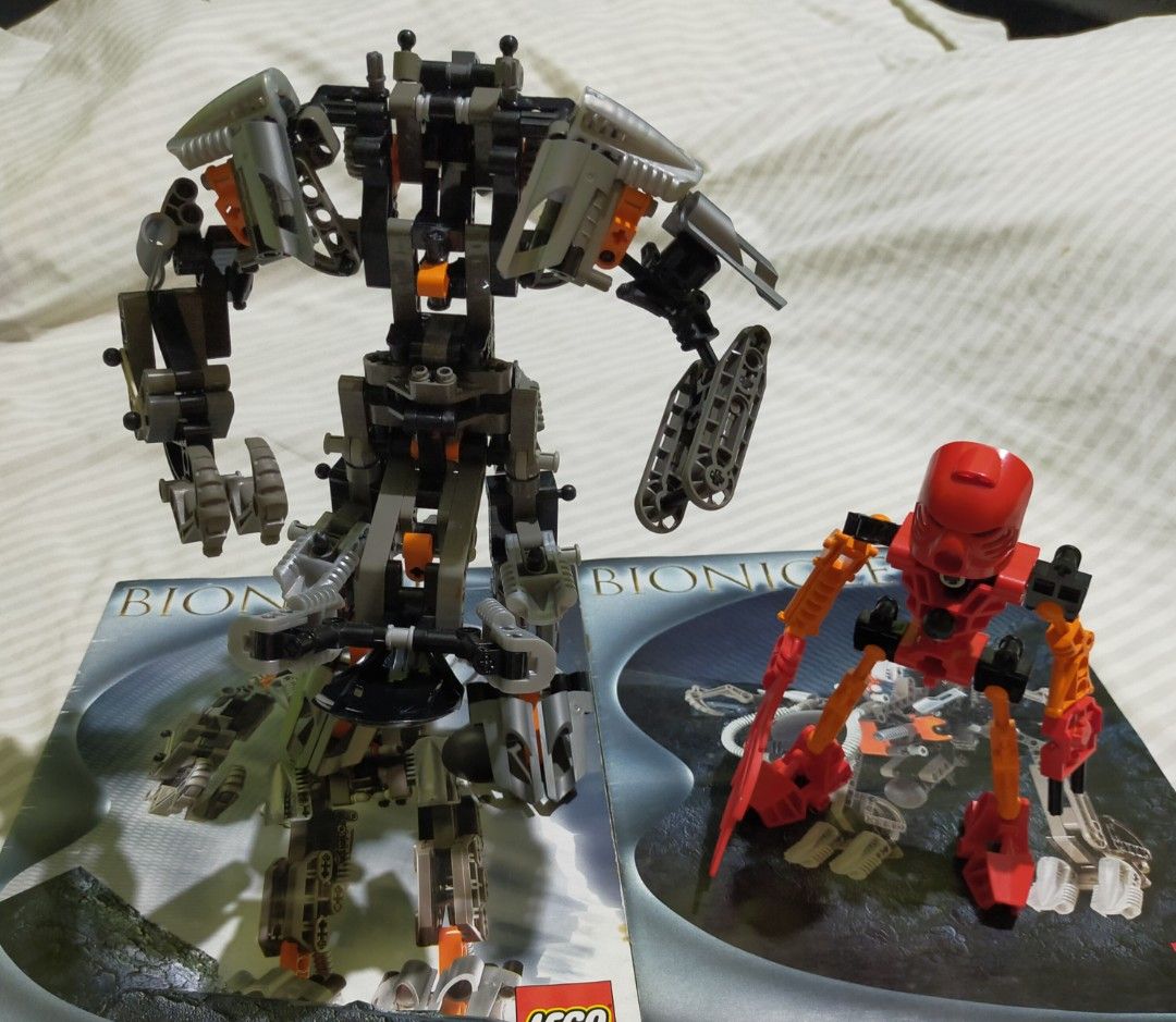 Lego Bionicle Exo Toa with Tahu (Category: Lego & Building Sets) located in Iloilo. Submitted by kncimb (Listing ID 1434294364, Image 3). Description: Missing gun and cables. No box but has manuals. Shipping through lbc, meetup if also in Iloilo. COD is allowed but under my discretion if you have good reviews. Downpayment deals also possible.