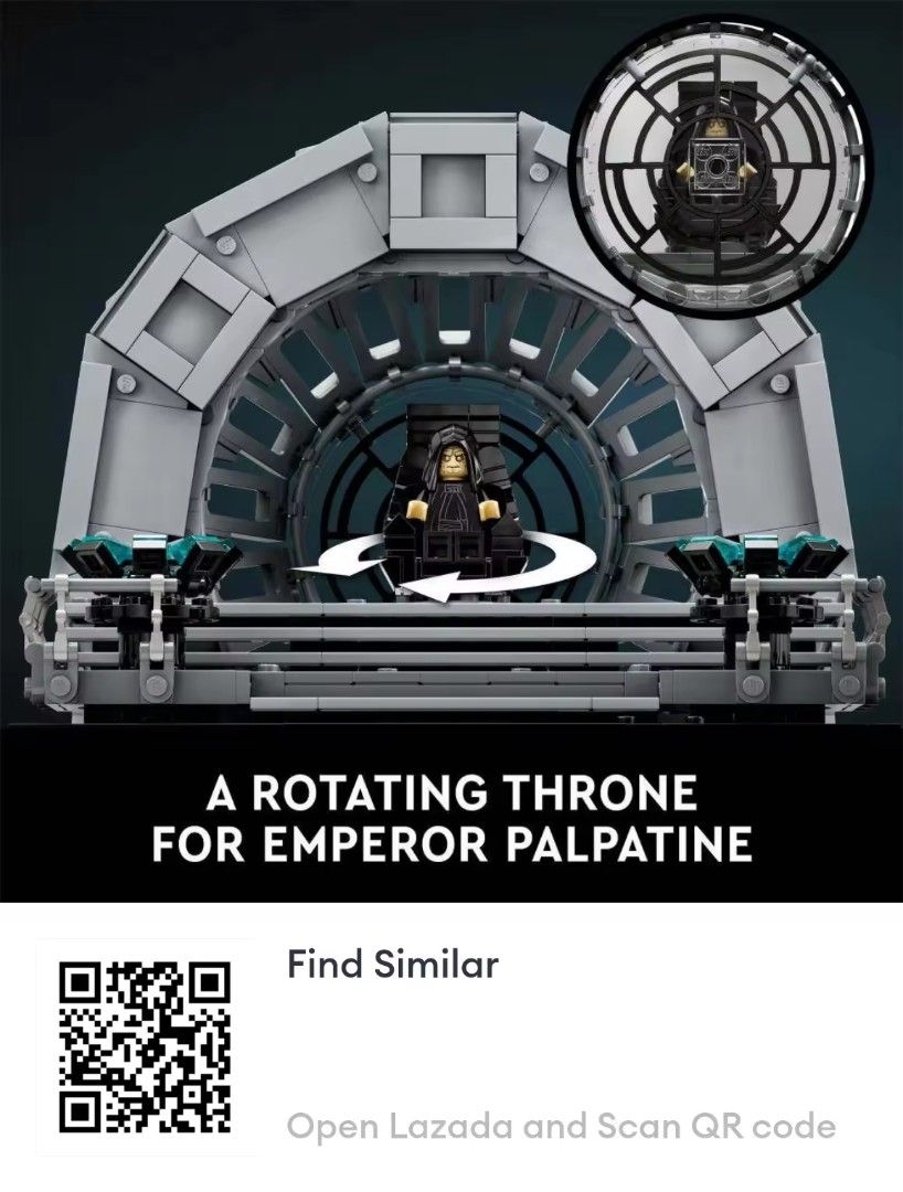 Lego (Star Wars - EMPEROR'S THRONE ROOM) (Category: Lego & Building Sets) located in Makati City. Submitted by olxph_jac (Listing ID 1434212526, Image 3). Description: 📍 Pick-Up Locations ✅ Monday to Sunday 📍 Island Plaza (beside Mercury Drugs) 105 LP Leviste St., Bel-Air, Makati ⏰ 6:30 PM onwards ✅ Tuesday to Friday 📍 Menarco Tower 32nd St, Taguig ⏰ 8:30 AM – 5:30 PM (Office Hours) 📩 Please message me first to schedule your pick-up so I can 