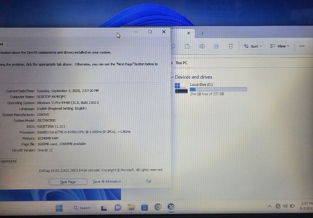 Lenovo ThinkPad L480 i5 8th gen (Category: Laptops & Notebooks) located in Bacoor. Submitted by ginaxis15 (Listing ID 1434206007, Image 3). Description: RUSH TODAY Lenovo thinkpad L480 slimtype Last price: 4800 working no defect good battery Minor issue: Meron crack sa palmrest un lang specs: 14 inch slim wide intel core i5 1.8ghz (8th gen 8cpus) 10gb Ddr4 256gb M.2 SSD wifi ready webcam hdmi port backlit keyboard windows 11 with charger and bag 
