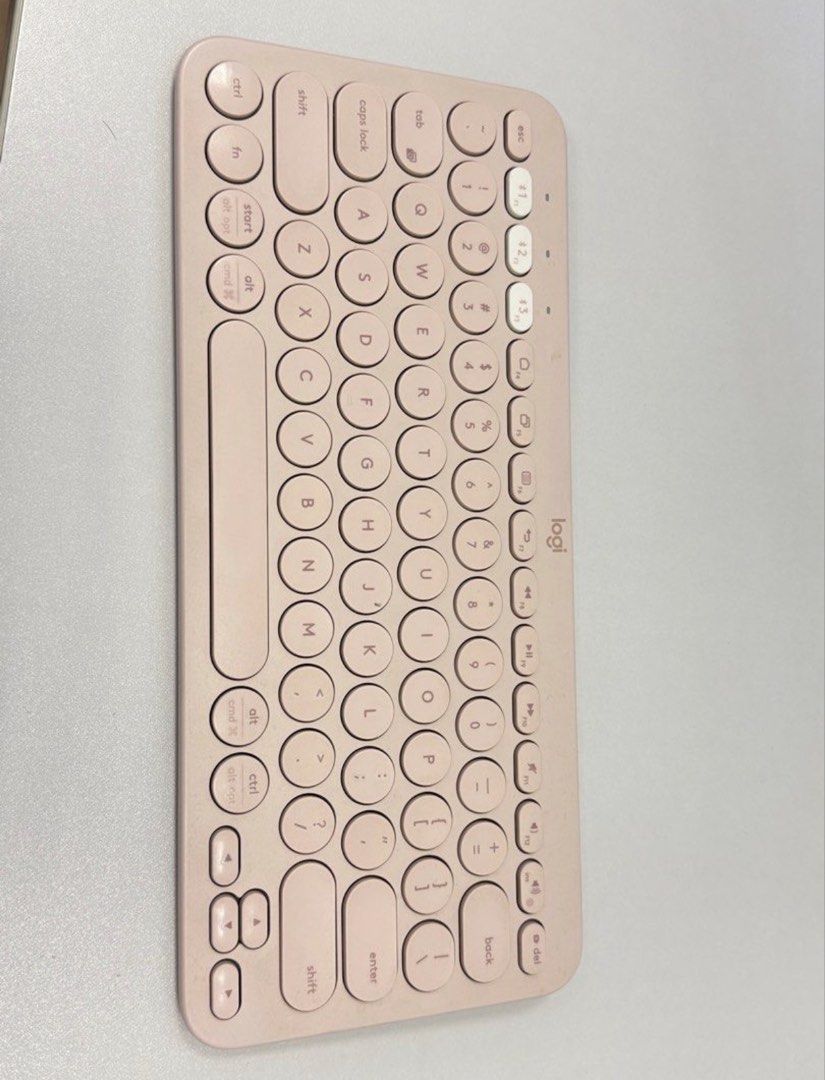 Logitech K380 Wireless Keyboard - Rose464978648719708160