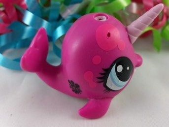 LPS pink narwhal #88 (Gen 6) (Category: Designer & Blind Box Toys) located in Manila. Submitted by gentlyyours_v (Listing ID 1434219833, Image 1). Description: 🐳💗Littlest Pet Shop #88 Splashette Monidon (pink) ⚠️ ₱200 TINGI/EACH ; ₱350 IF SET (with blue whale‼️) AUTHENTIC - Bought from Toy Kingdom & Toys R Us way back 2015-2018❗️ Pls adopt her im decluttering:( will clean before shipping!.