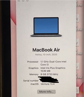 MacBook Air Retina 13-inch 2020