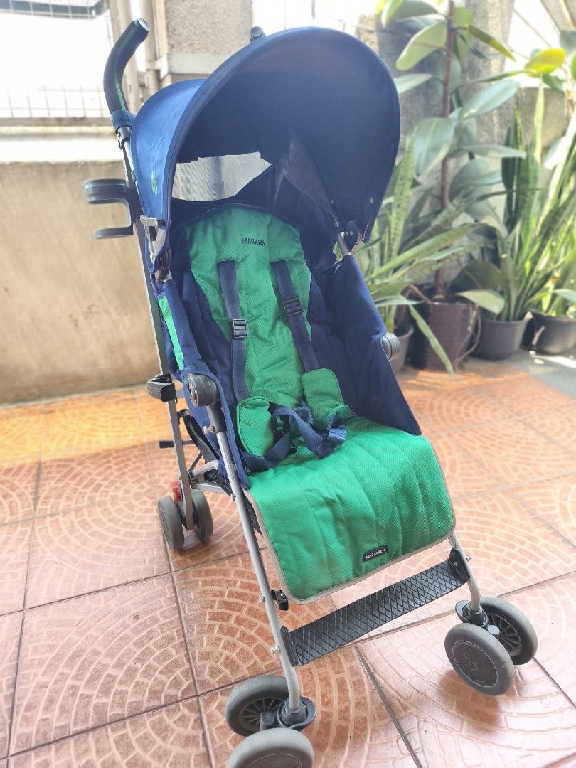 Maclaren Quest Newborn Stroller (Category: Strollers) located in Valenzuela. Submitted by jmalano (Listing ID 1434306461, Image 1). Description: Maclaren Quest -Used/Secondhand/Preloved -Suitable for newborn to 4 years old -Fully recline -Umbrella type fold -Lightweight -Few scratches, no faded part -Needs cleaning .