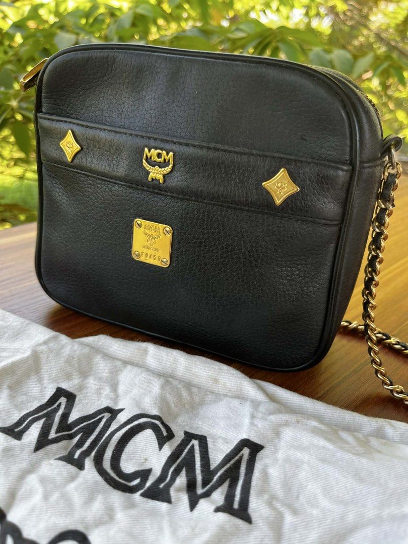 MCM sling bag (Category: Cross-body Bags) located in Oroquieta. Submitted by quickforest_8a519b (Listing ID 1434312556, Image 1). Description: ykk zip turnable screw with etkita genuine leather small-fits cp and wallet spacious .