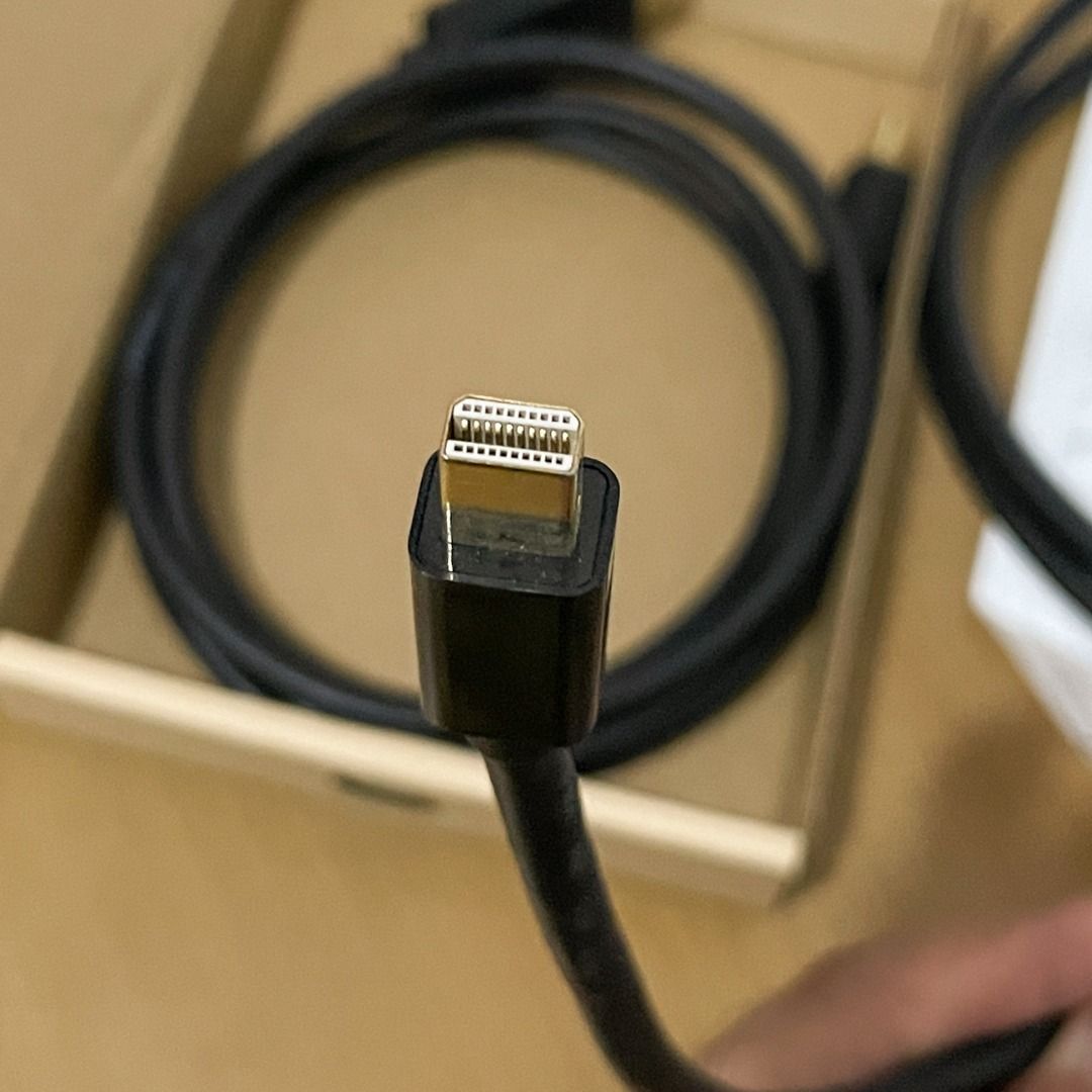 Mini DP to HDMI Cable x2 - Ugreen / Vention (Category: Cables & Adaptors) located in Dasmarinas. Submitted by iamjpbm (Listing ID 1434209667, Image 2). Description: P299 each P500 for 2 pcs 1. Ugreen Mini DP to HDMI Cable Specs: 1.5m / 4k resolution / Gold plated 2. Vention Mini DP to HDMI Cable Specs: 1.5m / 1080p/60Hz / Gold plated RFS: Declutter (Used once for an event only) Please check first if your device is compatible with these cables Loc