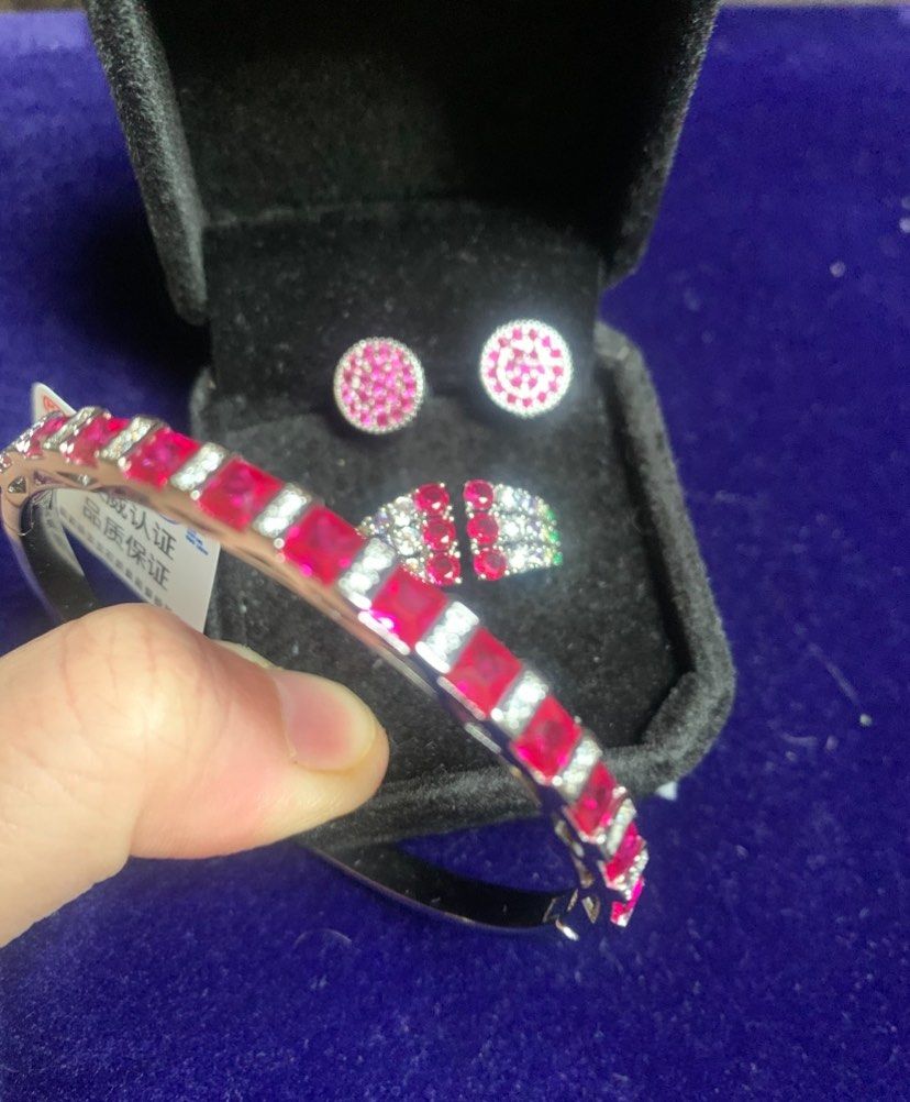 MYANMAR RUBY BUNDLE PRICE pass diamond tester (Category: Earrings) located in Angeles City. Submitted by aaajaaaded (Listing ID 1434291802, Image 3). Description: all rubies are of hq and can pass diamond tester marked pt950 and au 750 this has individual postings if u wish to see more photos FIRM PRICE SELLING AS POSTED PAYMENT FIRST VIA G PLUS SF NO TO TIME WASTERS AND UNETHICAL INQUIRERS WHO DOESNT KNOW TO END A CONVO MANNERLY🥰 IM EASY TO DEA