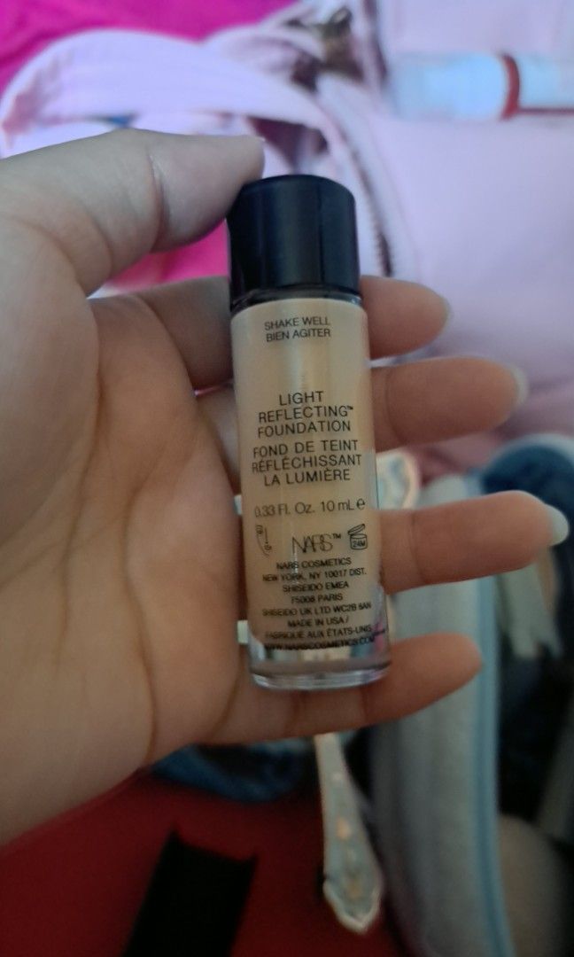 Nars Light Reflecting Foundation mini 10ml (Category: Makeup) located in Bacoor. Submitted by Exedriae (Listing ID 1434250270, Image 3). Description: 400 last price na po from 550 - 100% Authentic - Mini 10ml - Shade: Mont Blanc -95% left (only did a full face swatch) rfs: not my shade, too light on me :< mod: jnt or lalamove only meet up: sm bacoor.