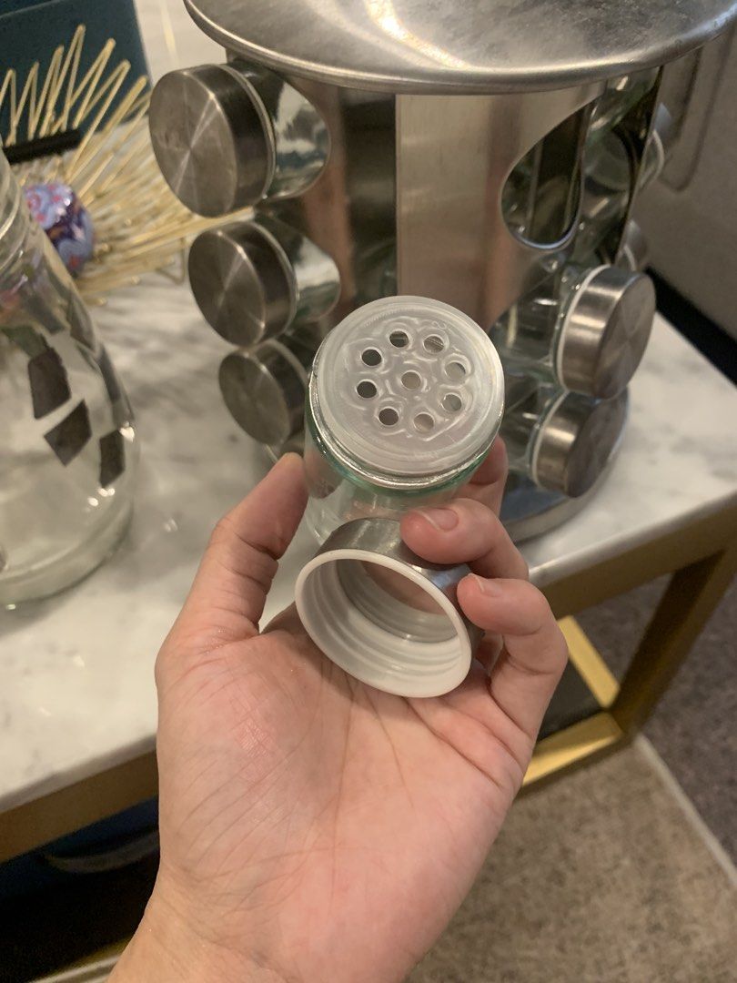 New Spices Container with Rotatable Rack (Category: Food Organization & Storage) located in Quezon City. Submitted by moniquecloset (Listing ID 1434268268, Image 2). Description: .