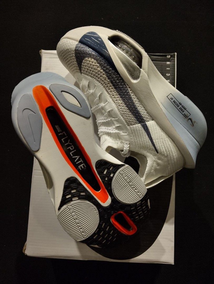 NIKE AIR ZOOM ALPHAFLY NEXT % WHITE/BLANC (Category: Sneakers) located in Naga. Submitted by drifted_clozette (Listing ID 1434292310, Image 3). Description: NIKE AIR ZOOM ALPHAFLY NEXT% *EYE -CATCHING WHITE/BLANC & BLACK SWOOSH COLOR WAY *FEATURING THE ICONIC NIKE SWOOSH LOGO *COMFORTABLE SOCK-LIKE UPPER *FLYPLATE AND ZOOMX SOLE MARKING Condition: BRAND NEW AVAILABLE SIZE EUR: 36, US:5.5 EUR:38, US:7 EUR:39, US:8 EUR:40 US:7 Dm to order 📩🛒.
