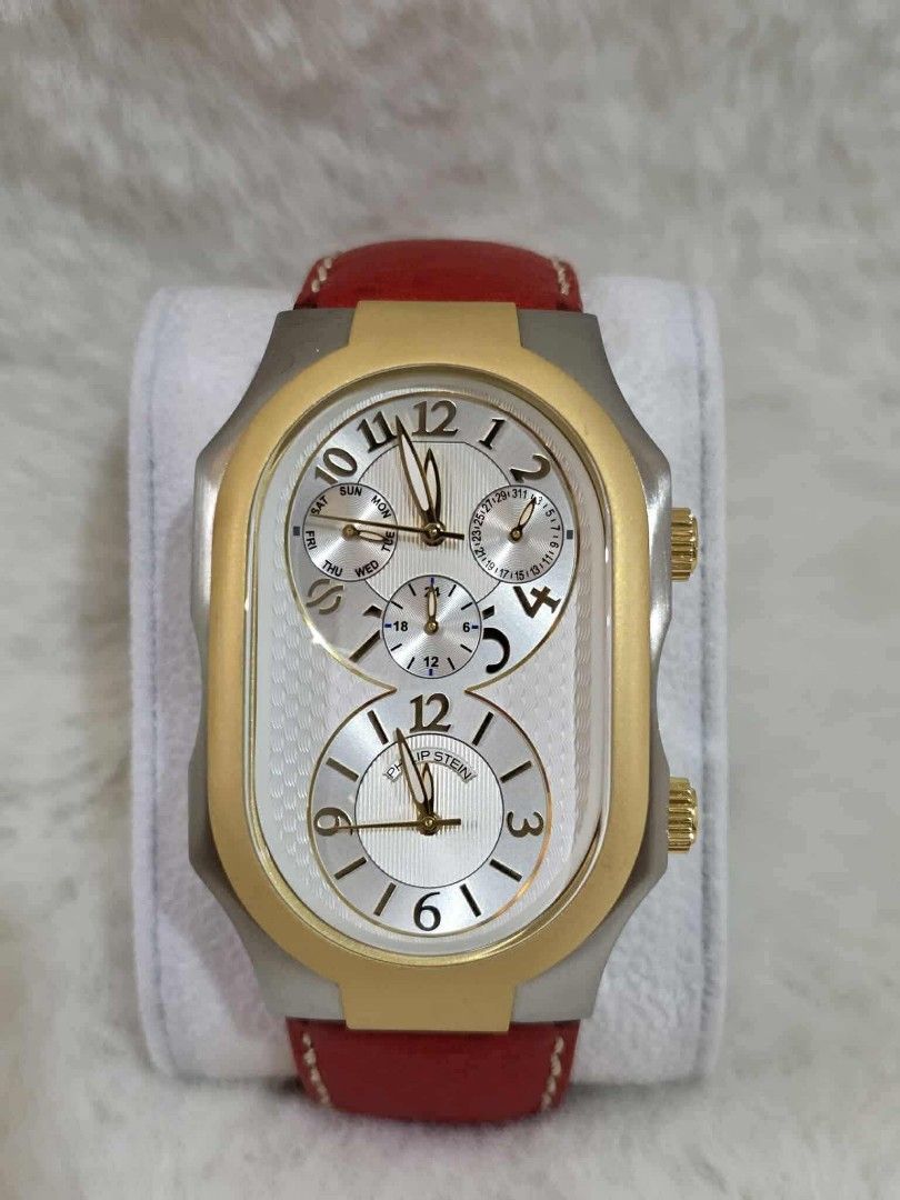 Original Philip stein for him (Category: Luxury Watches) located in Manila. Submitted by authenticbagswatchesco (Listing ID 1434385945, Image 3). Description: 100% Original Philip Stein XL For him Price 40k! ❌Mall price : 50-70k❌ with 50% Down payment before ship your order! 50% payment for pick up branch LBC MONEYBACK x10 if PROVEN FAKE‼️.