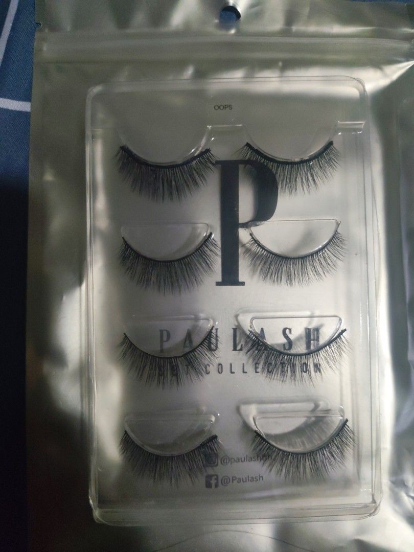 Paulash Set Collection in Oops (Category: Makeup) located in Quezon City. Submitted by iamghen21 (Listing ID 1434308592, Image 1). Description: Im not using it anymore. Style Oops 4pairs in a set. Loc. FAIRVIEW OR MANILA Payment first policy..