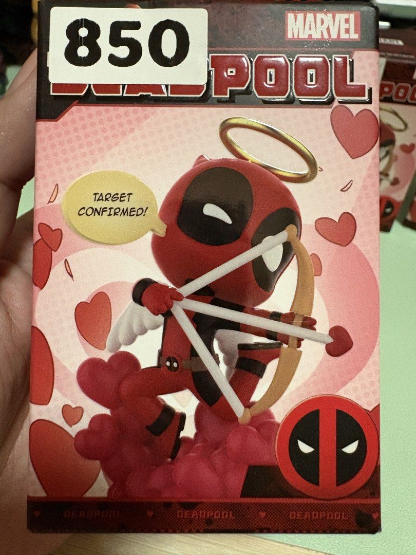 POP MART Marvel Deadpool Series (Category: Designer & Blind Box Toys) located in Las Pinas. Submitted by yudyindeligero (Listing ID 1434272643, Image 1). Description: - POP MART Marvel Deadpool Series Blind Box - Features Deadpool (mystery figure) - Blind box - figure inside is a surprise! - Unopened box - Warning: Choking hazard due to small parts - php 650 each.