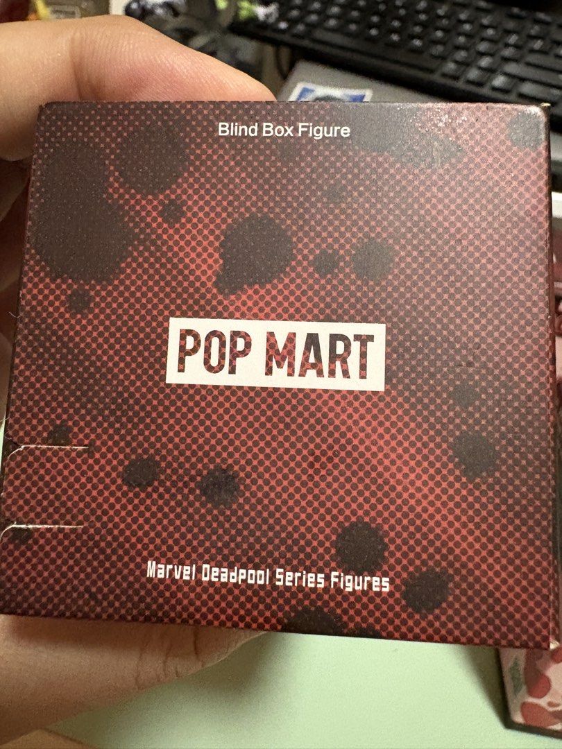 POP MART Marvel Deadpool Series (Category: Designer & Blind Box Toys) located in Las Pinas. Submitted by yudyindeligero (Listing ID 1434272643, Image 2). Description: - POP MART Marvel Deadpool Series Blind Box - Features Deadpool (mystery figure) - Blind box - figure inside is a surprise! - Unopened box - Warning: Choking hazard due to small parts - php 650 each.