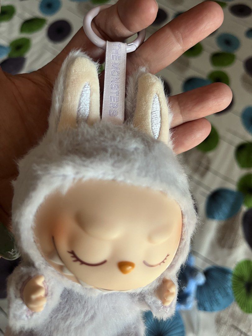 Pop Mart The Monsters Labubu Keychain (Category: Designer & Blind Box Toys) located in Cainta. Submitted by llsamson2000 (Listing ID 1434183519, Image 3). Description: - Pop Mart The Monsters Labubu keychain - Features a cute Labubu character in a bunny suit - Includes a keychain ring for easy attachment - Made with soft, huggable plush material - Ideal for collectors and cute accessory lovers.