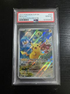 PSA 10 Pikachu 001/S-P Full Art SWSH Pre-Order Japanese 2019