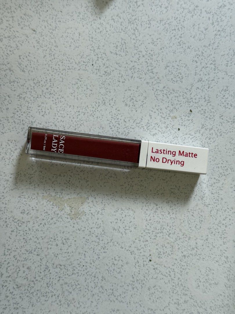 SACE LADY Lasting Matte Lipstick - Shade 17 (Category: Makeup) located in Manila. Submitted by cstdjyc (Listing ID 1434220165, Image 1). Description: - SACE LADY Lasting Matte Lipstick, Shade 17 - Deep red color - Matte finish - Non-drying formula - New and unused.