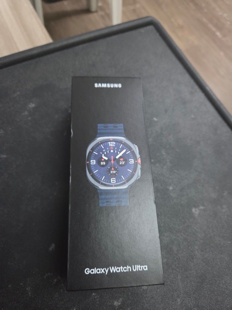 Samsung Galaxy Watch Ultra (Category: Wearables & Smart Watches) located in Quezon City. Submitted by decml (Listing ID 1434287741, Image 1). Description: Brandnew and sealed Titanium blue never opened change of plans.