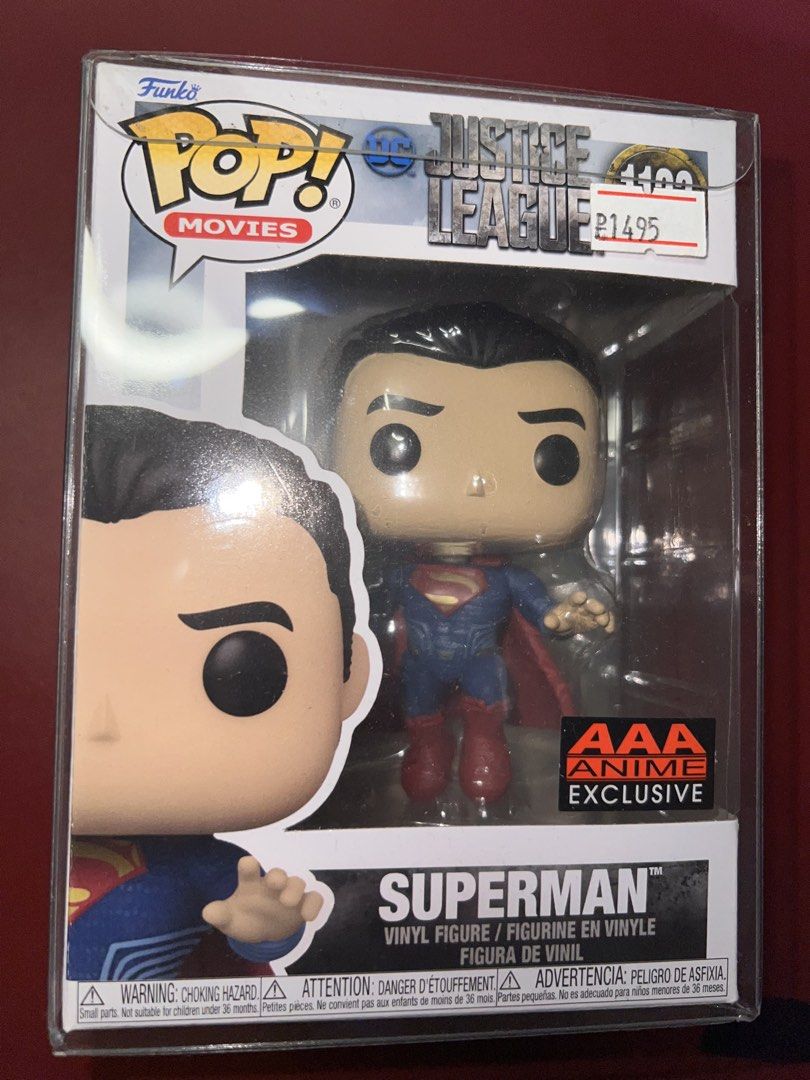 Superman Justice League Funko (Category: Figurines & Statues) located in Quezon City. Submitted by declutteringfunkos (Listing ID 1434372871, Image 1). Description: Superman Funko Justice League Snyder Cut +50 for protector.