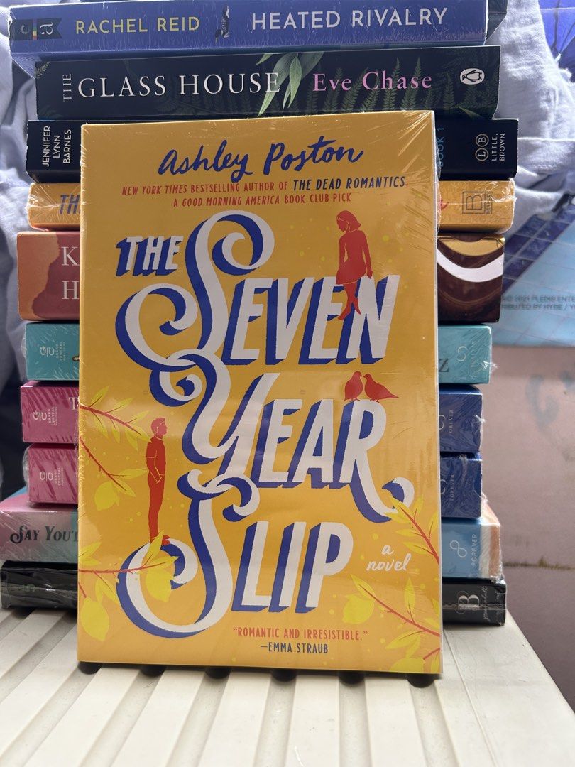 The Seven Year Slip by Ashley Poston (Category: Storybooks) located in Taguig. Submitted by mwilky (Listing ID 1434219310, Image 1). Description: - "The Seven Year Slip" by Ashley Poston - Good Morning America Book Club Pick - Romantic and Irresistible (Emma Straub) - Brand new, in original packaging.