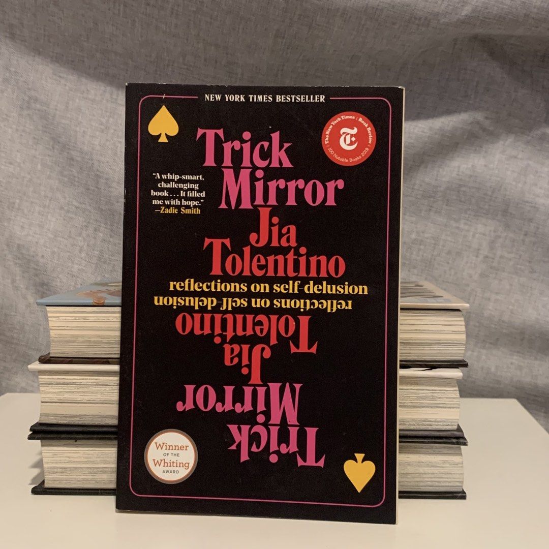 Trick Mirror by Jia Tolentino (Category: Mirrors) located in Manila. Submitted by clutter.town (Listing ID 1434260116, Image 1). Description: Trick Mirror ₱460 -soft cover -bought for ₱672 -good as new Loc: Taft Avenue, Pasay (Near Mall of Asia) MoP: Gcash Buyer is responsible to book own lalamove, grab, etc.