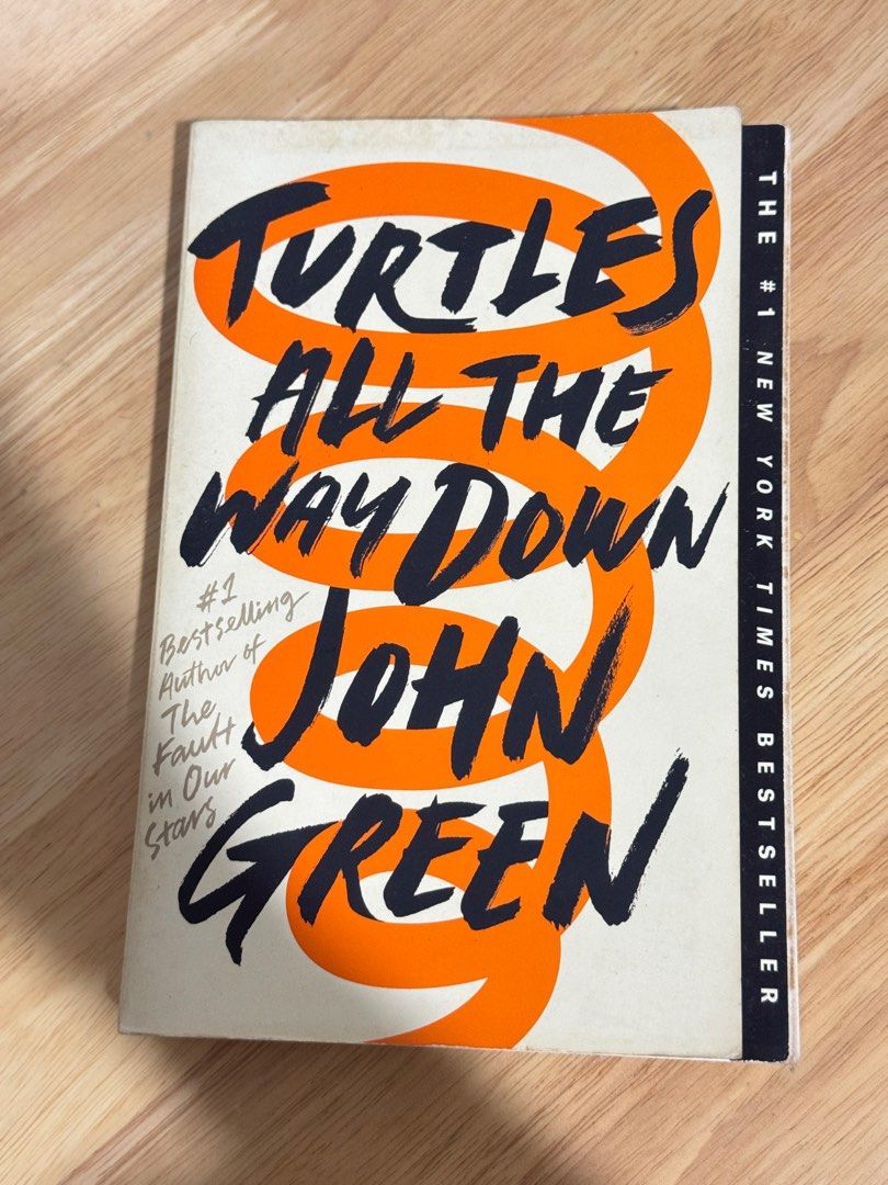 Turtles all the way down - John green (Category: Storybooks) located in Quezon City. Submitted by yaaasqueen (Listing ID 1434327906, Image 1). Description: has stains from storage. bought for 854 at fully booked.