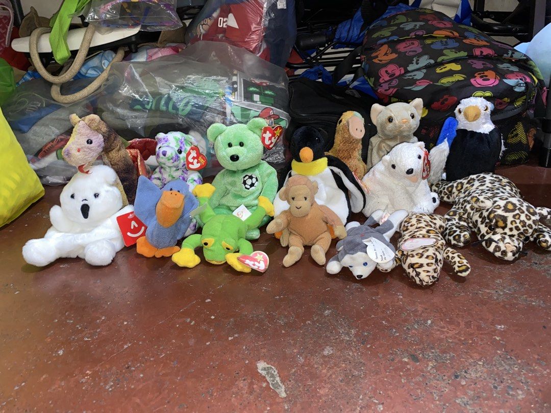 TY BEANIE BABY (Category: Plushies & Soft Toys) located in Mandaluyong City. Submitted by _sjnlmc (Listing ID 1434267882, Image 2). Description: ‼️TY BEANIE BABY‼️ w/tags (15pcs) AS SET 🏷️750 (negotiable) - can do each but 75 per beanie baby - original beanie baby from US - can do shipping nationwide 📍Mandaluyong City PTPA.