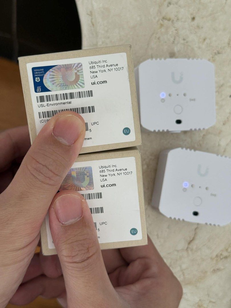 Ubiquiti UniFi USL-Environmental Sensor (Category: Networking) located in Del Monte. Submitted by azw898 (Listing ID 1434281203, Image 2). Description: FS: 2pcs bnew opened box USL environmental sensor EU 6500 firm as pack (2pcs) RFS: Region mismatch. my superlink is US 3500 each can +sf .