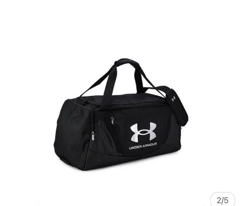 Under Armour Gym bag / Duffel bag (Category: Sling Bags) located in Valenzuela. Submitted by decluttermaniac (Listing ID 1434377280, Image 1). Description: • 100% authentic • only the padding of the sling needs fixing, other than that the whole bag is still good • forgot the actual name for this bag , not a super big duffel bag but not too small either (bought this awhile back pa!) • rfs cant use na, need new space • can do meetup for taft area.