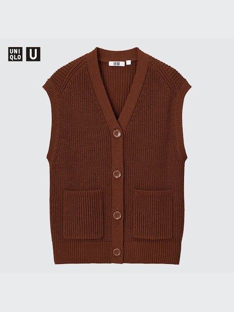 Uniqlo U Ribbed Knit Vest (Category: Sleeveless) located in Pasig City. Submitted by r_ain (Listing ID 1434350672, Image 3). Description: - Used a few times - In excellent condition - Size XS on tag but can fit up to M - Super comfy! RFS: Change of style.