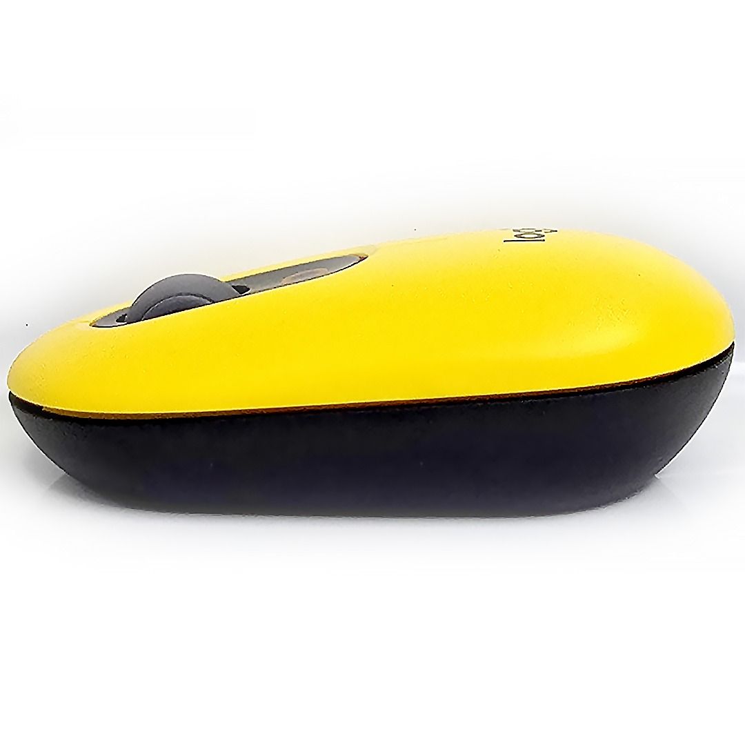 260424B Original Logitech Pop Mouse Blast Yellow Bluetooth SmartWheel ...