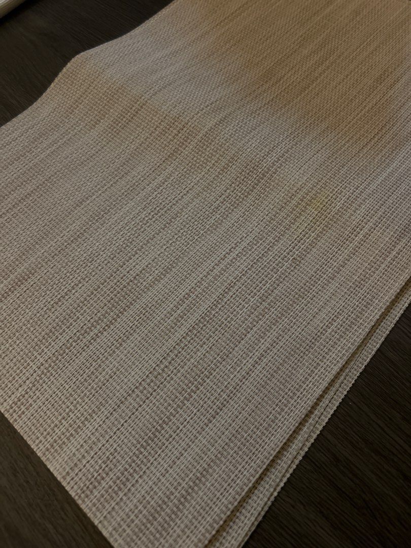 6pc Woven Placemats - Neutral beige439509400274216961