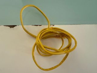 Yellow Cat 5e Network Cable