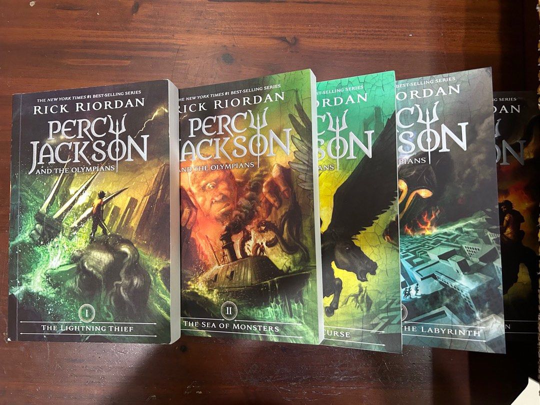 [ FREE DELIVERY ] Percy Jackson and the Olympians Book Set by Rick ...