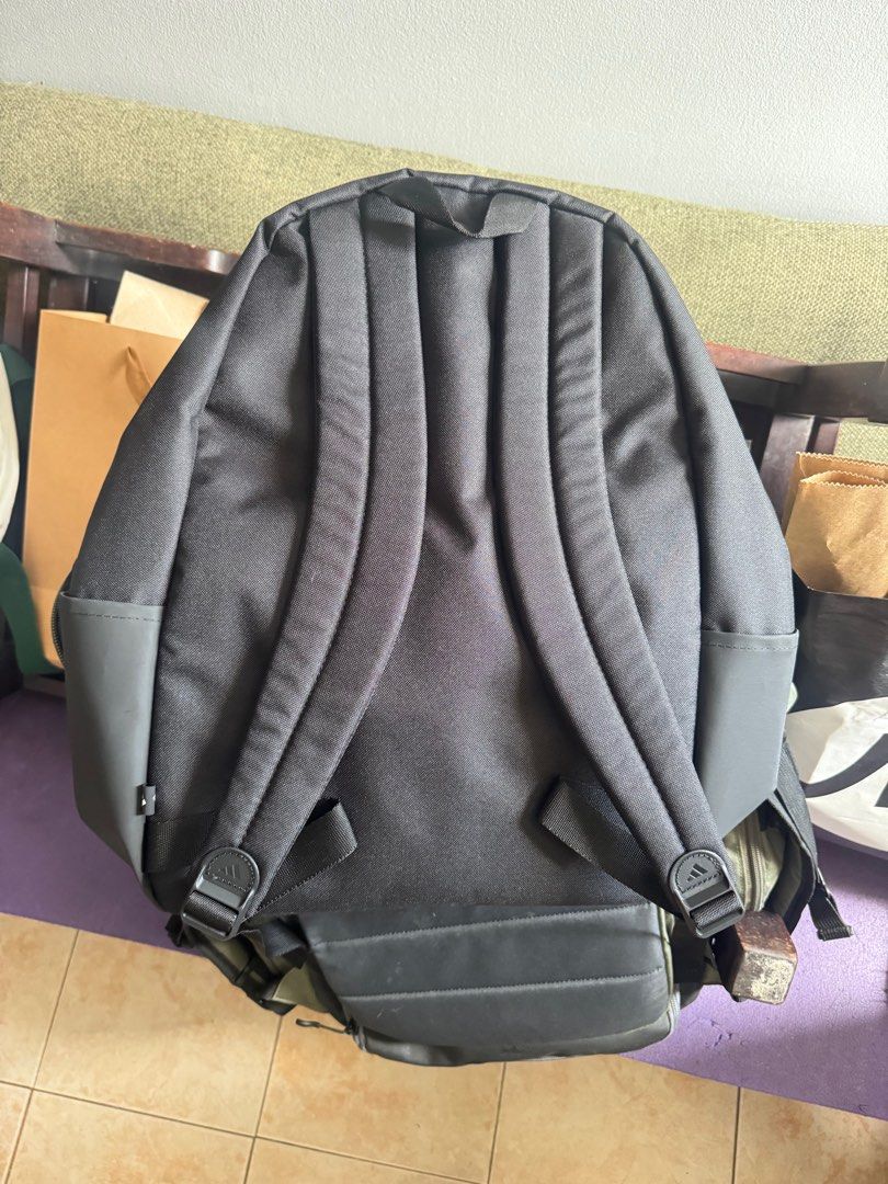 Adidas backpack (Category: Backpacks) located in Quezon City. Submitted by jasxrg (Listing ID 1434403133, Image 2). Description: - never been used - still with tag - rfs: not my style.