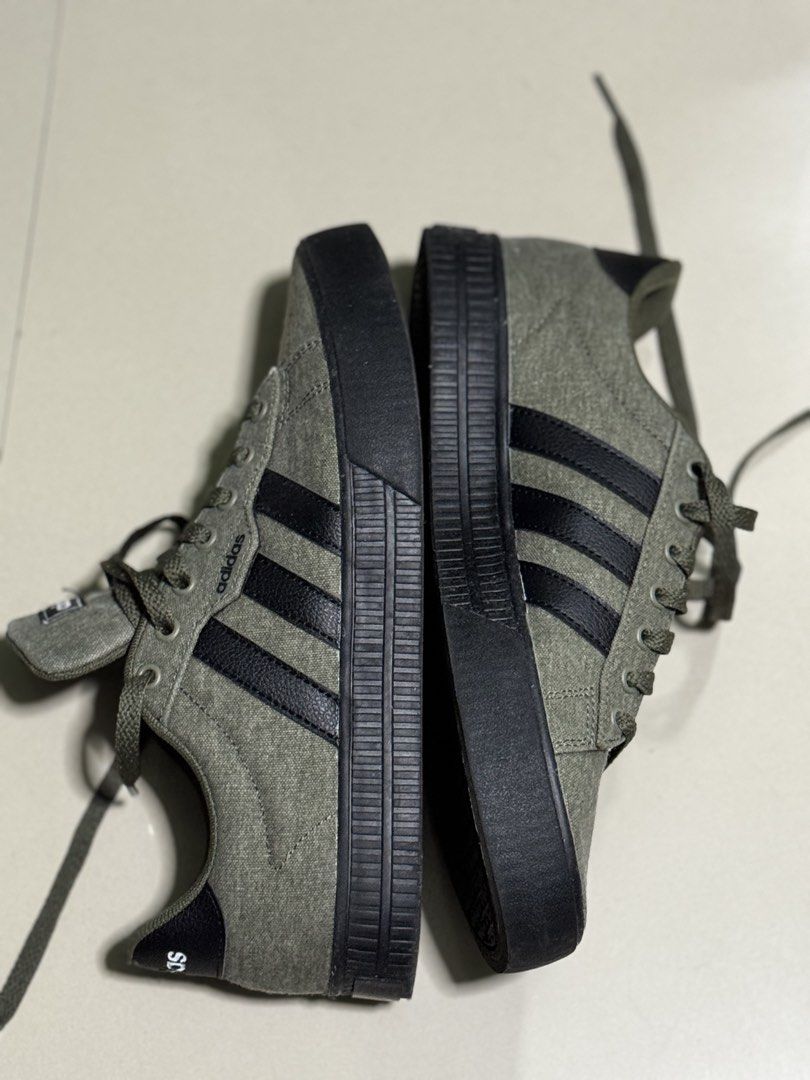 Adidas Daily 3.0 Sneakers (Category: Sneakers) located in Taguig. Submitted by prawnsheesh13 (Listing ID 1434435258, Image 1). Description: Selling my Adidas Daily 3.0 shoe in the Olive Strata/Black colorway •Size 7(US) 6.5(UK) •Never been used, no issues and AUTHENTIC •Bought from Adidas App •Original Price: Php 4,300.00 🔥 Selling for Php 2,000 only! Note: Still negotiable for sure buyers.🙂 RFS: Decluttering.