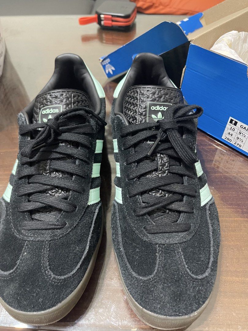 adidas gazelle silver green womens Women's adidas Gazelle Bold Clear Mint/Lucid Blue/Gold Metallic / 7.5