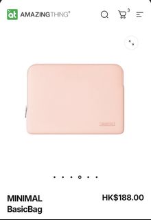 AmazingThing Minimal BasicBag Pink Laptop Bag439620345057126400